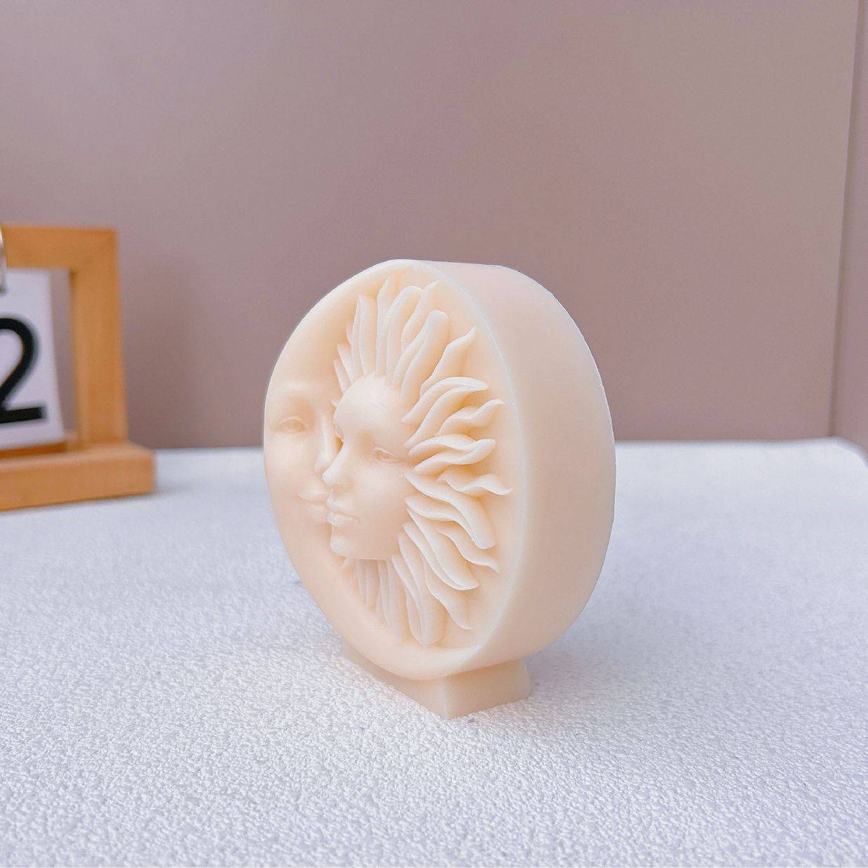 Craft Cosmic Magic with Our Sun and Moon Silicone Candle Mould Candles Moulds