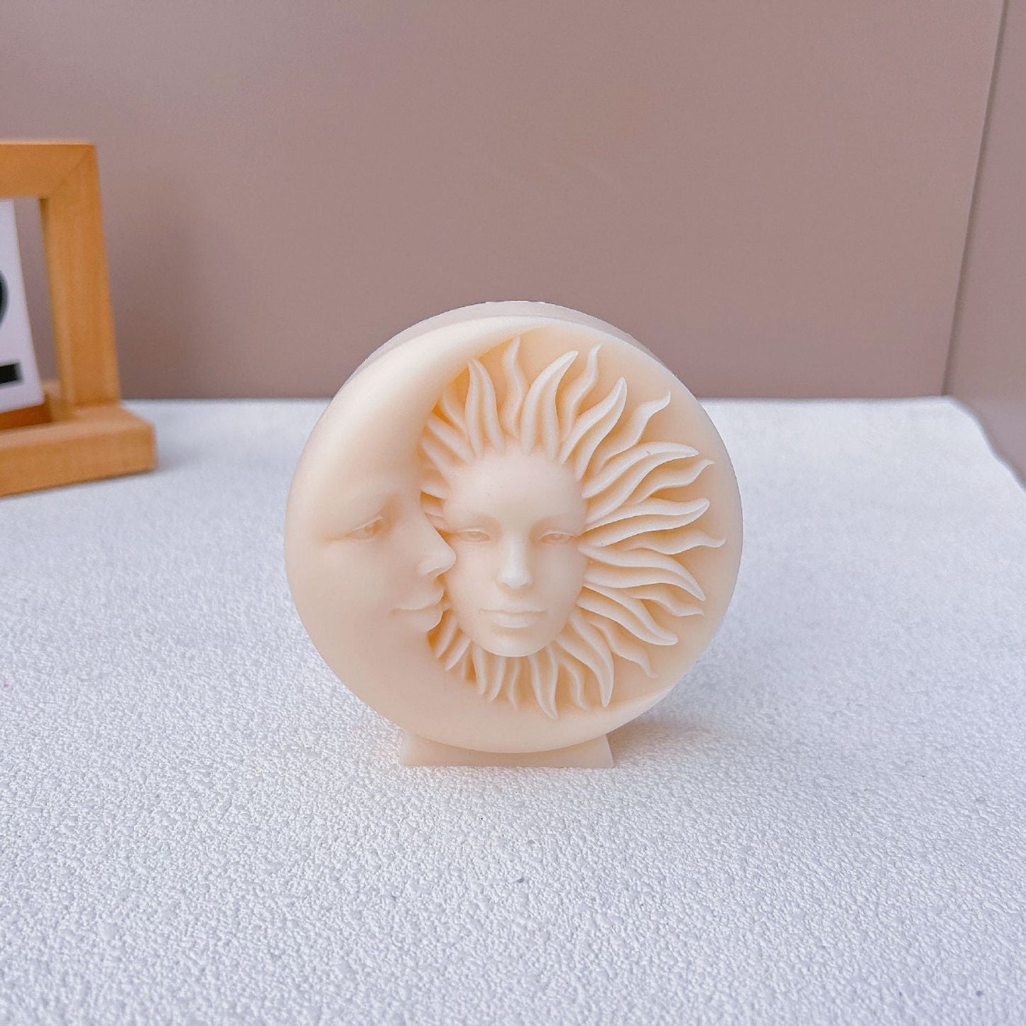 Craft Cosmic Magic with Our Sun and Moon Silicone Candle Mould Candles Moulds