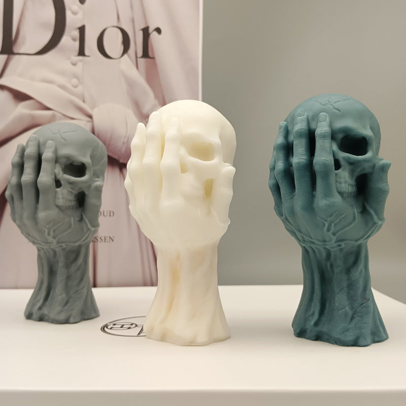Craft Exceptional Hand Held Skull-Shaped Candles with 3D Mould | Buy Now Candles Moulds