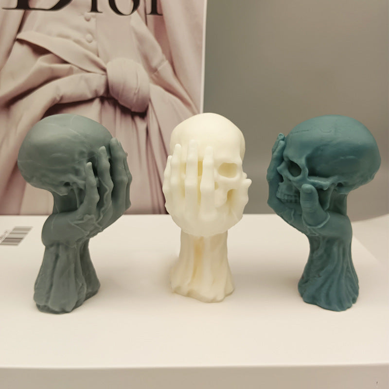 Craft Exceptional Hand Held Skull-Shaped Candles with 3D Mould | Buy Now Candles Moulds