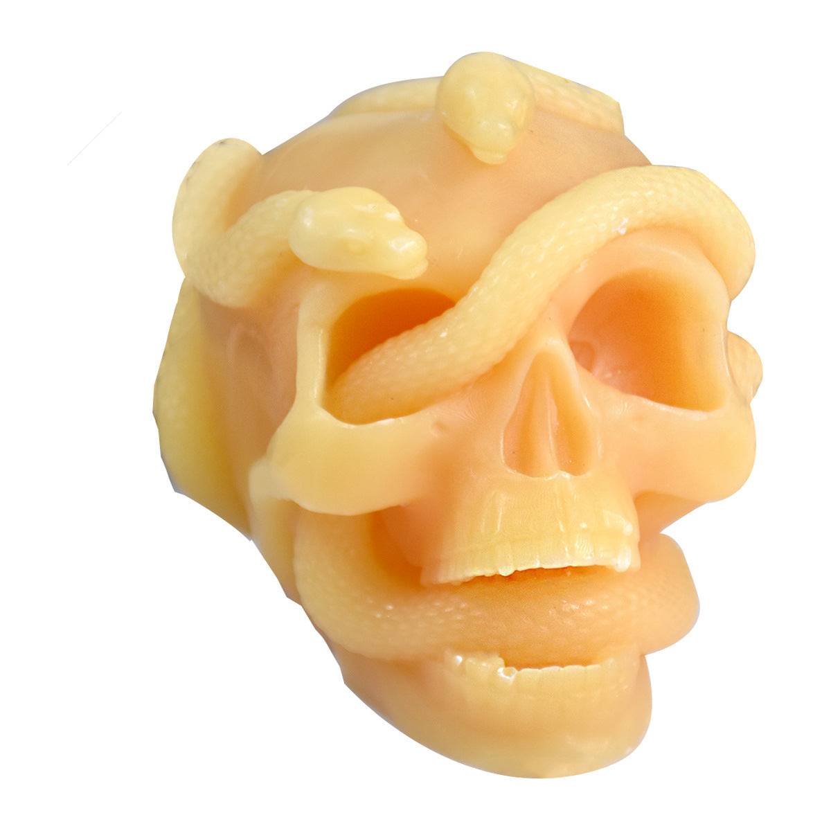 Craft Haunting Halloween Candles with Snake Winding Skull Mould | DIY Candles Moulds
