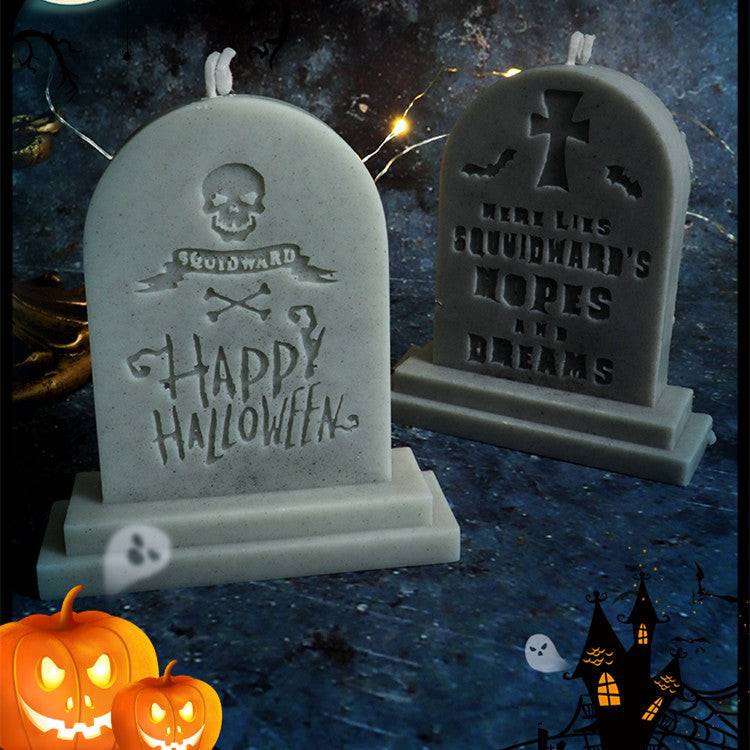 Craft Hauntingly Beautiful Halloween Tombstone Candles - Silicone Candle Mould Candles Moulds