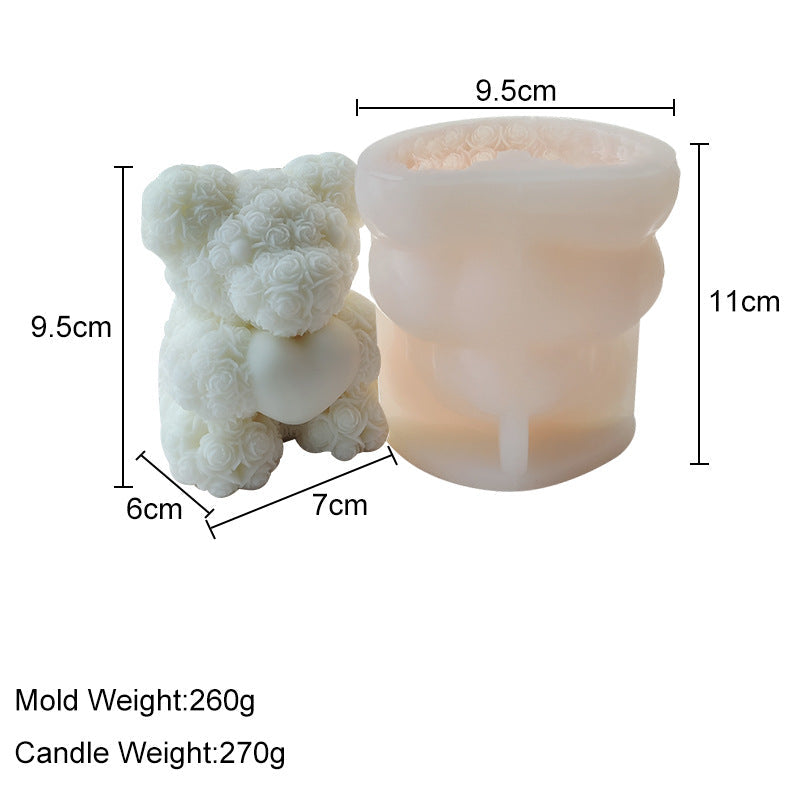 Craft Love: Create Scented Love Bear Candles for Valentine's Day Candles Moulds