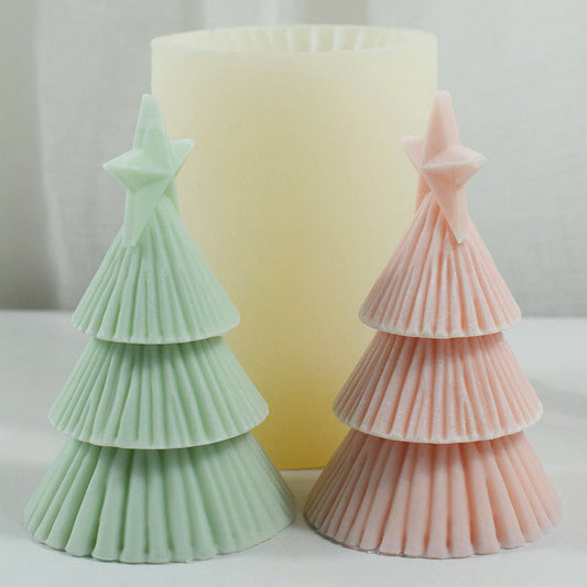Craft Magic with Origami: 5-Point Star Christmas Tree Candle Mould Candles Moulds