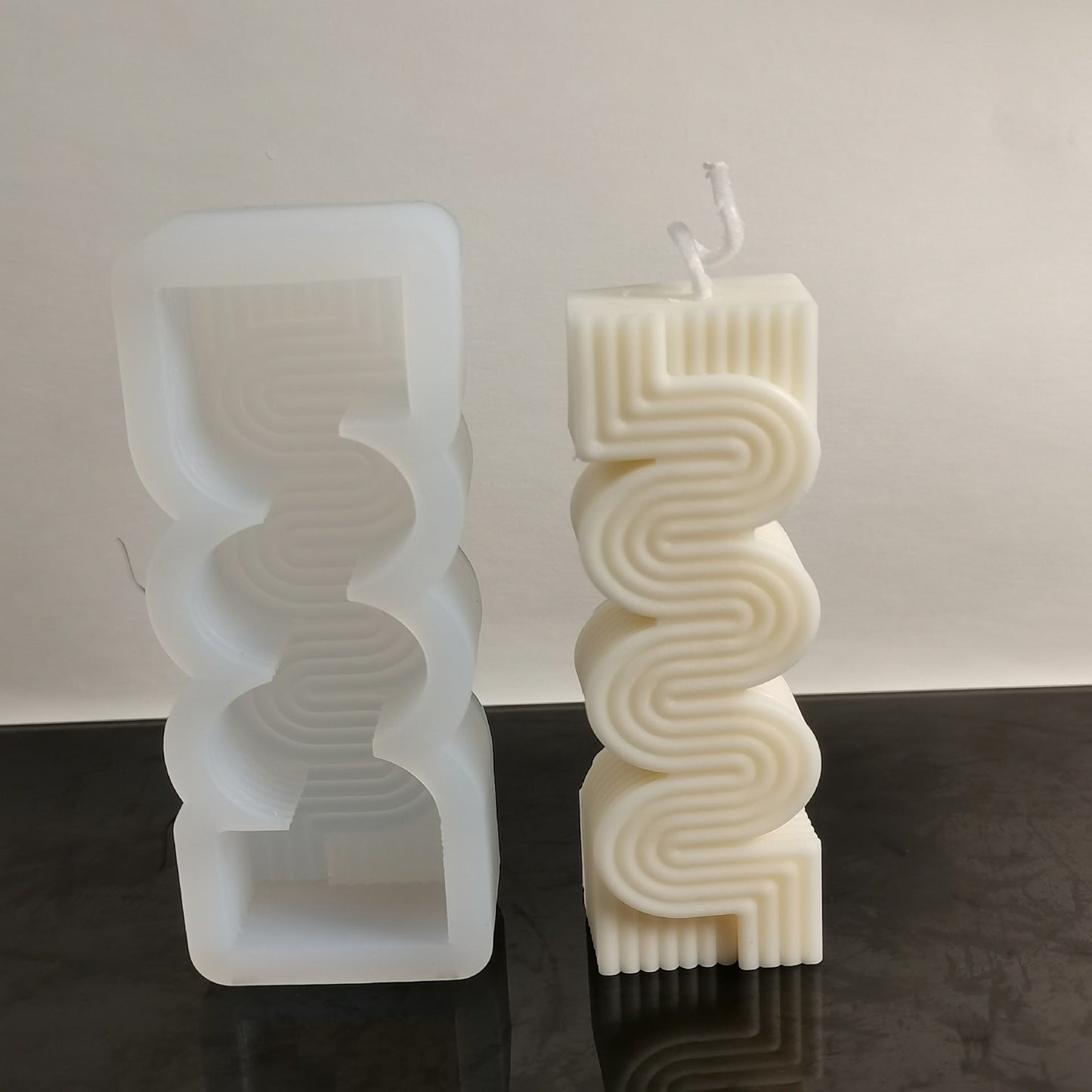 Craft Mesmerizing Geometric Candles with our Geometry Pattern Lines Candle Mould Candles Moulds