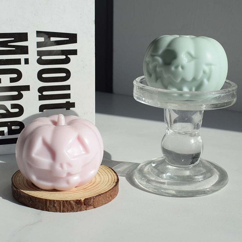 Craft Pumpkin Magic: Cartoon Spoof Pumpkin Head Aromatherapy Candle Mould Candles Moulds