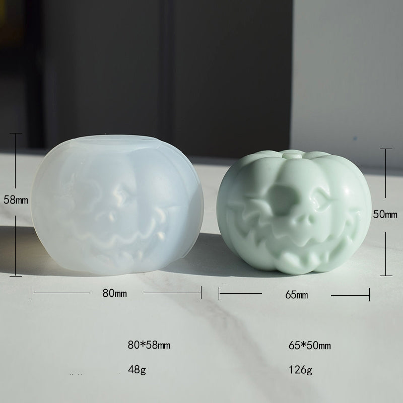 Craft Pumpkin Magic: Cartoon Spoof Pumpkin Head Aromatherapy Candle Mould Candles Moulds