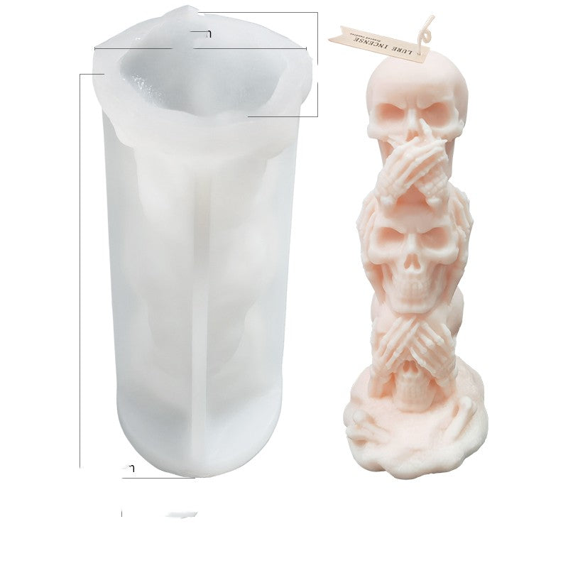Craft Realistic Halloween Decor with Spooky Candle Moulds Candles Moulds