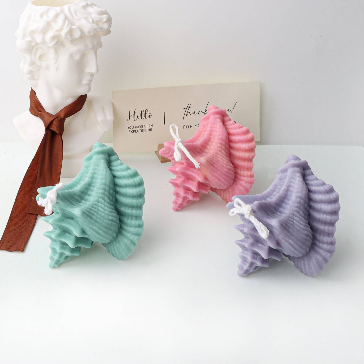 Craft Serenity at Home with Our Conch Candle Silicone Mould - Embrace Oceanic Tranquility! Candles Moulds