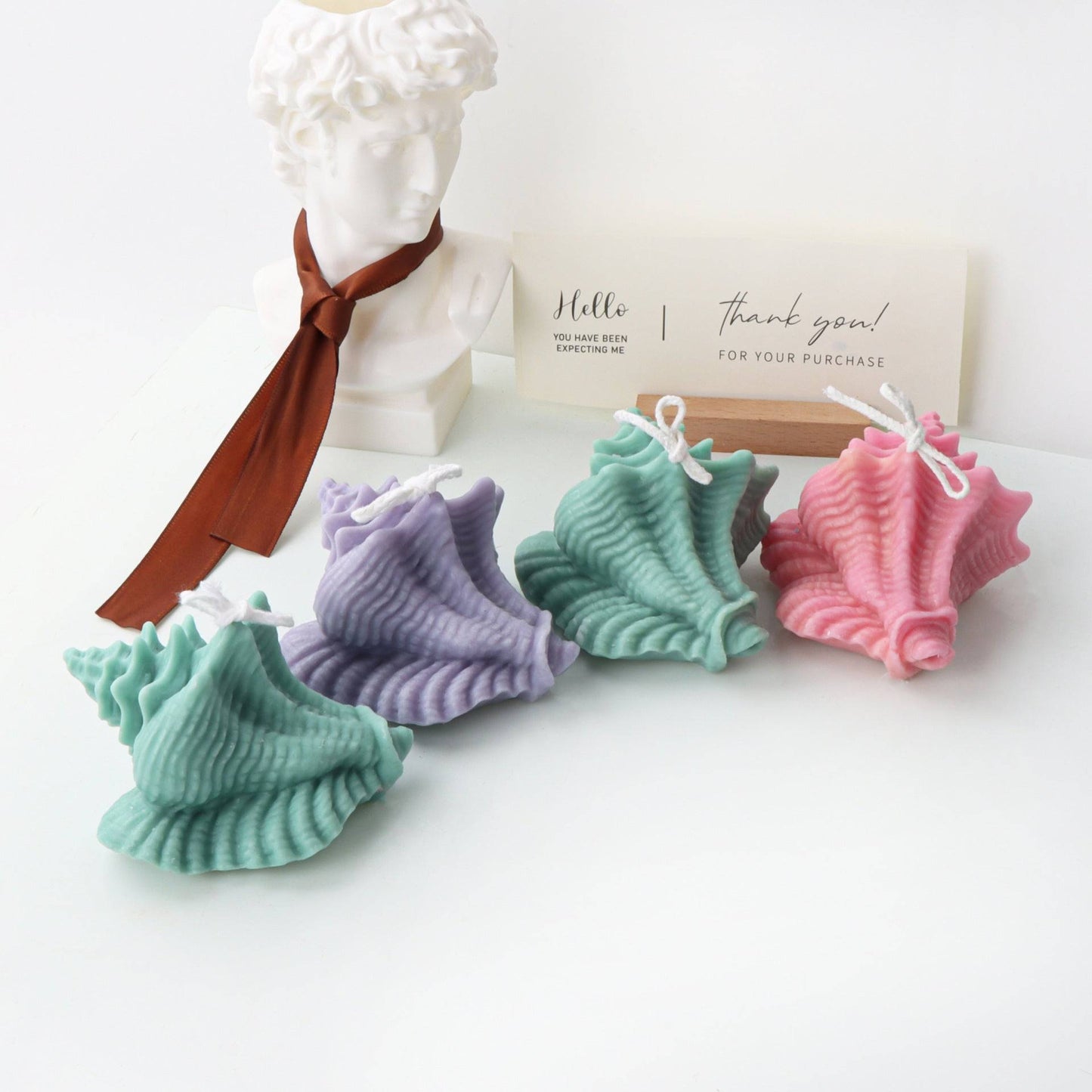 Craft Serenity at Home with Our Conch Candle Silicone Mould - Embrace Oceanic Tranquility! Candles Moulds