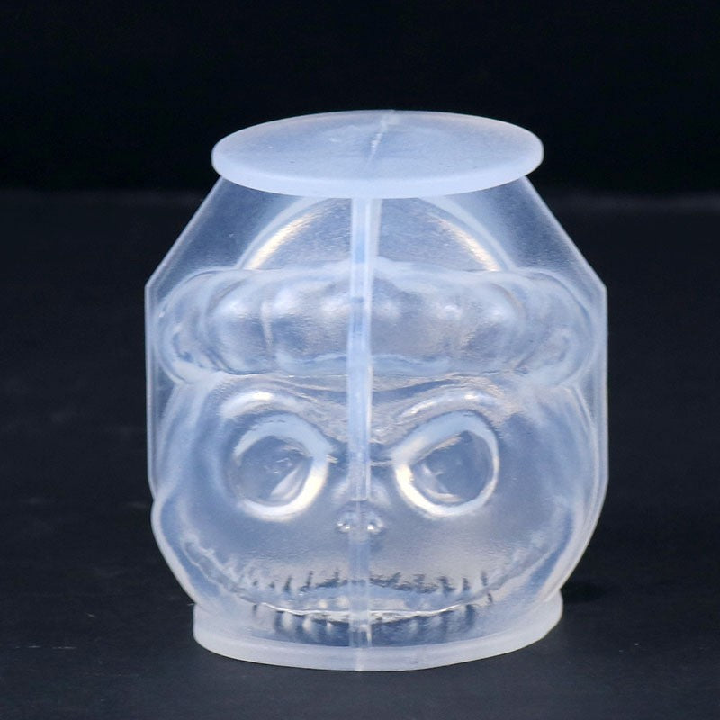 Craft Spooky Delights with our Halloween Pumpkin Skull Silicone Candle Mould Candles Moulds