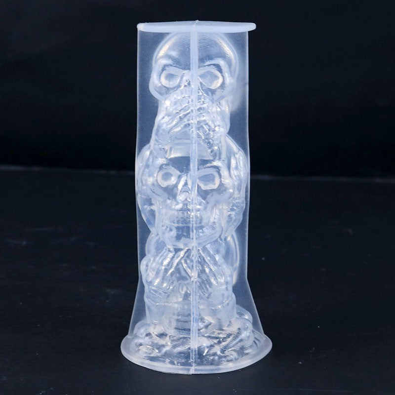 Craft Spooky Delights with our Halloween Pumpkin Skull Silicone Candle Mould Candles Moulds
