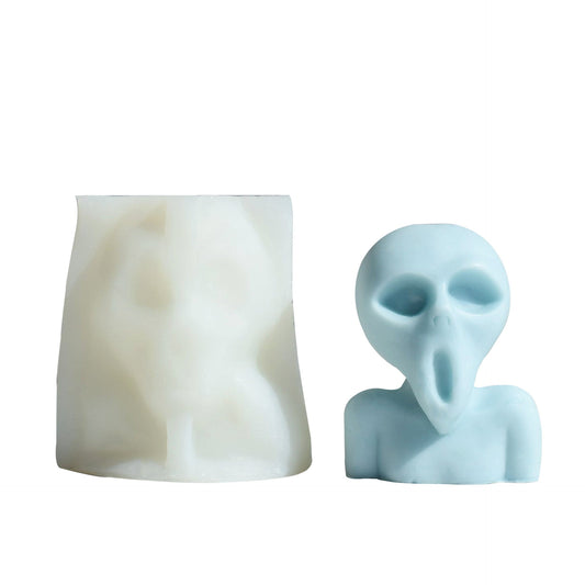 Craft Unique Alien Candles | 3D Horror Alien Candle Moulds - Halloween DIY Candles Moulds