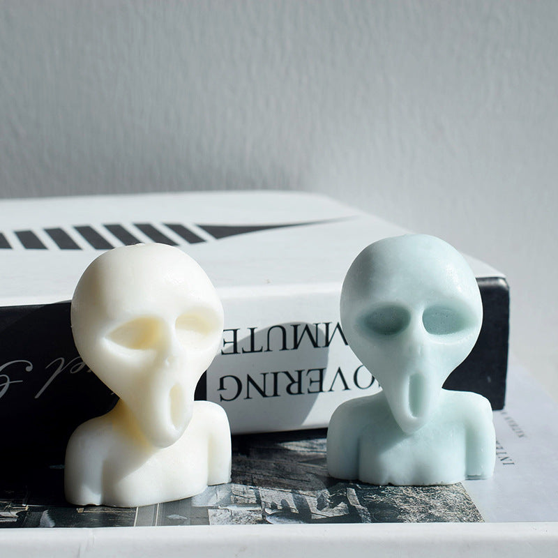 Craft Unique Alien Candles | 3D Horror Alien Candle Moulds - Halloween DIY Candles Moulds