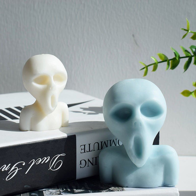 Craft Unique Alien Candles | 3D Horror Alien Candle Moulds - Halloween DIY Candles Moulds