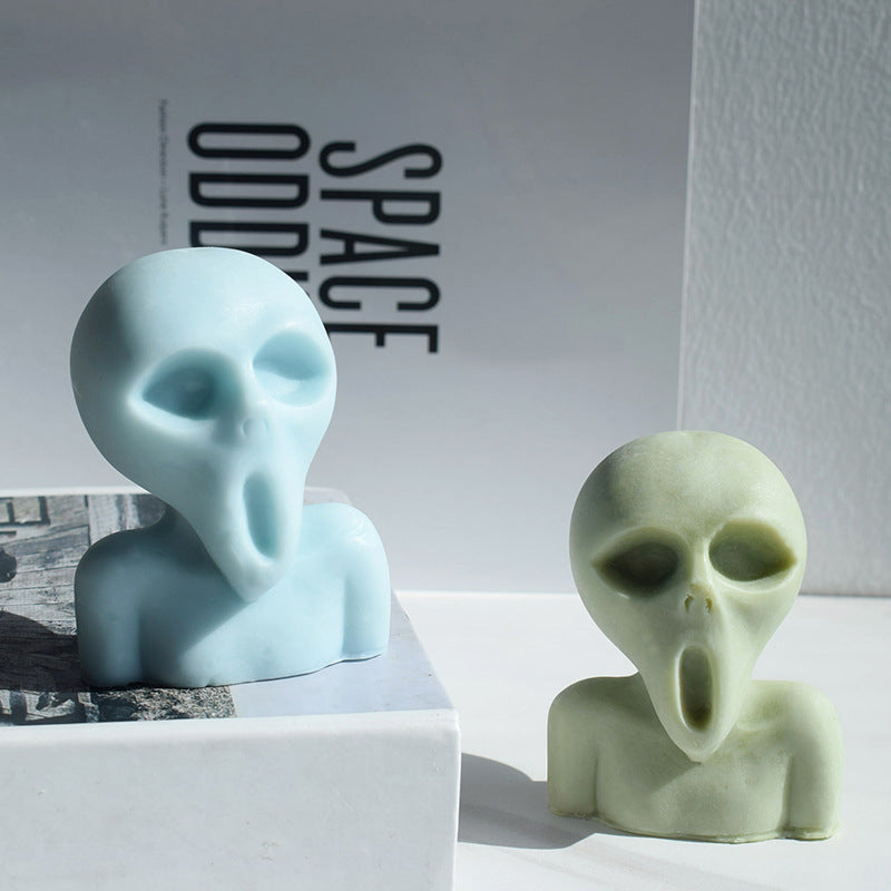Craft Unique Alien Candles | 3D Horror Alien Candle Moulds - Halloween DIY Candles Moulds