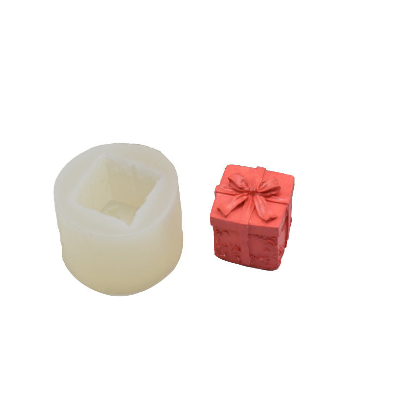 Create Elegant Gift Box Scented Candles with our Fondant Gift Box Silicone Mould Candles Moulds