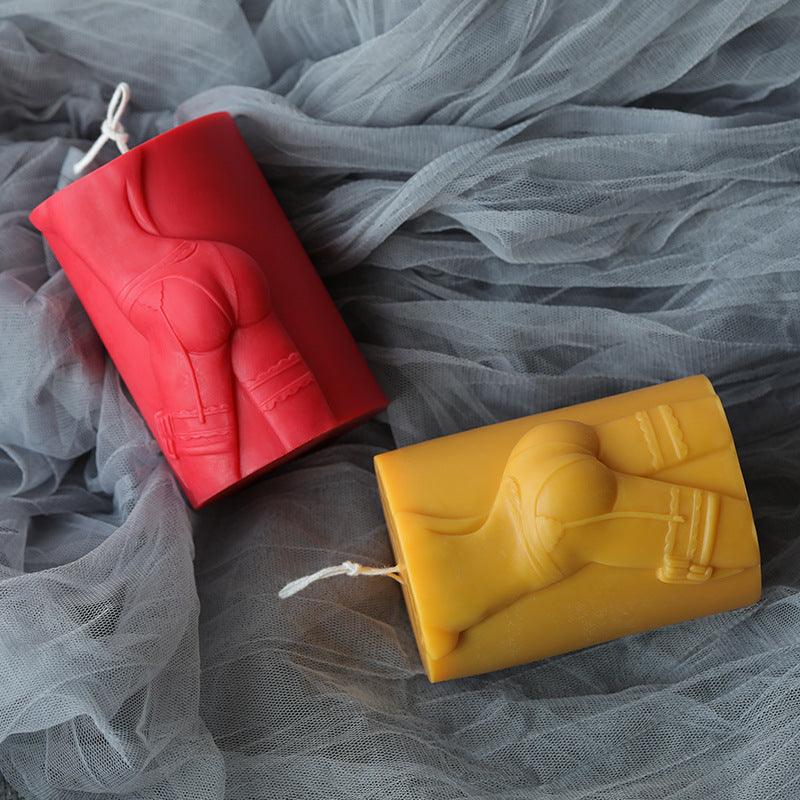 Creative Cylindrical Temptation Candle Silicone Mould Candles Moulds