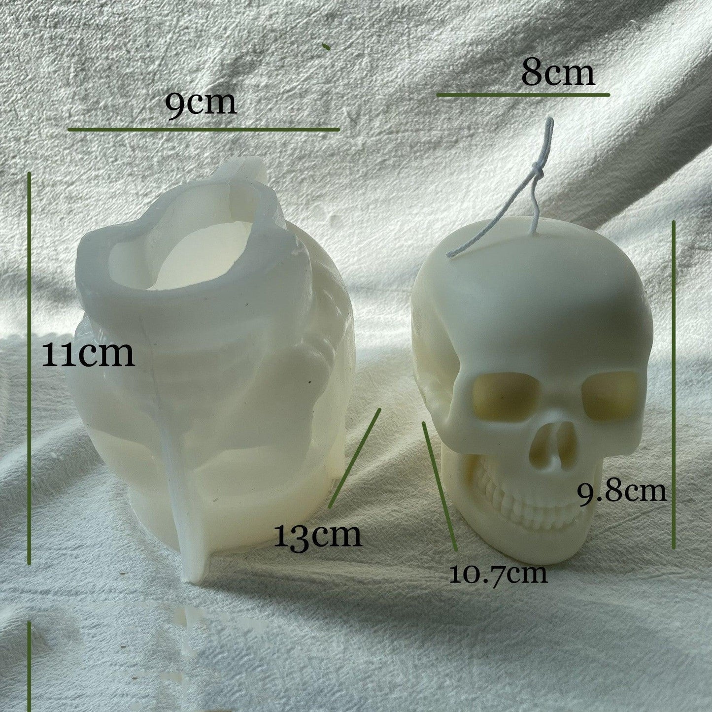 Creative Skull Candle Silicone Mould Candles Moulds