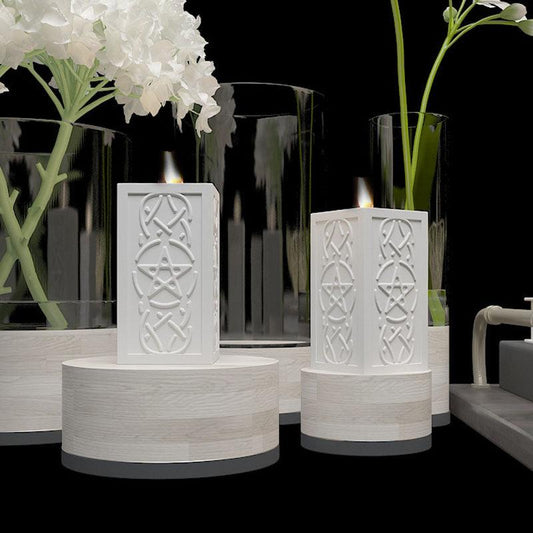Creative Star And Moon Candle Mould Handmade Lucky Pentagram Candle Tabletop Decoration Silicone Mould Candles Moulds