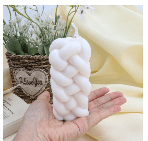 Creative Weaving Twine Scented Candle Silicone Mould Candles Moulds