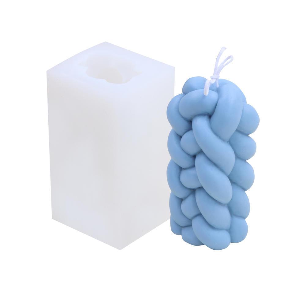 Creative Weaving Twine Scented Candle Silicone Mould Candles Moulds