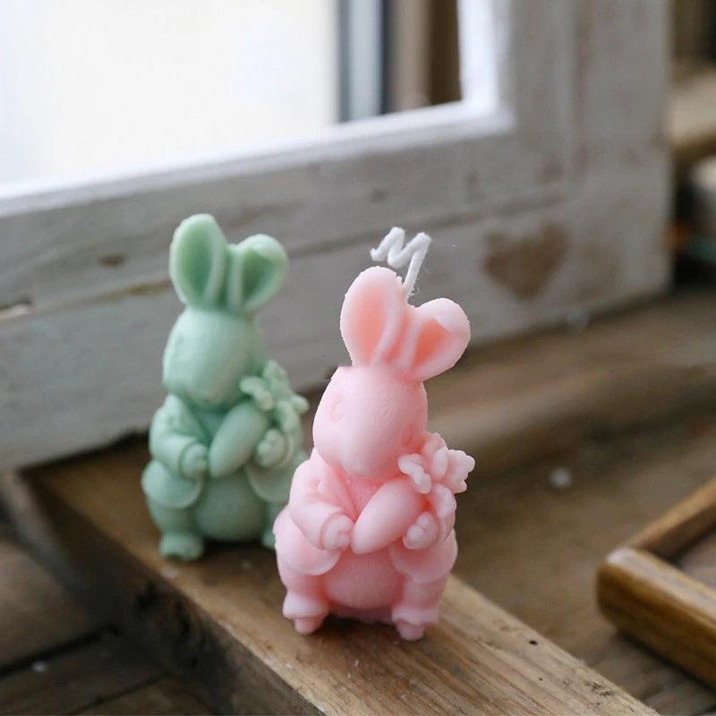 Cute Carrot Rabbit Candle Mould Candles Moulds