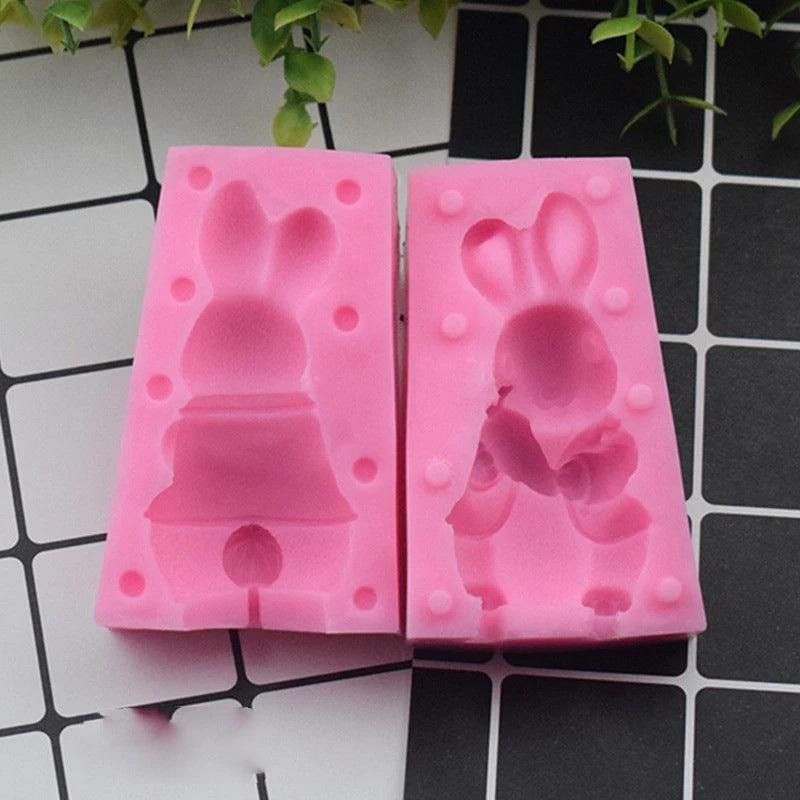 Cute Carrot Rabbit Candle Mould Candles Moulds