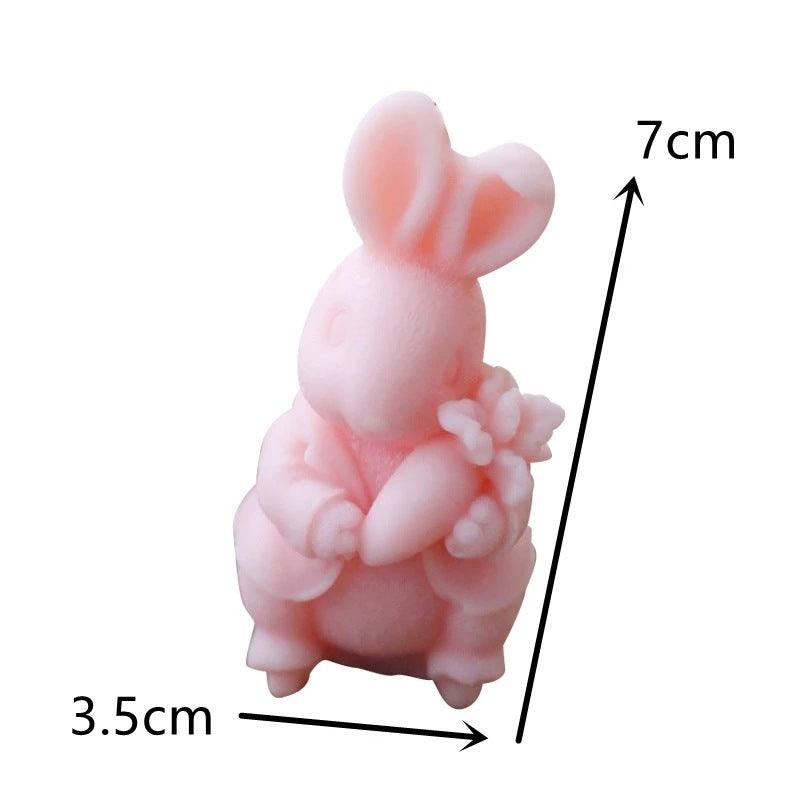 Cute Carrot Rabbit Candle Mould Candles Moulds