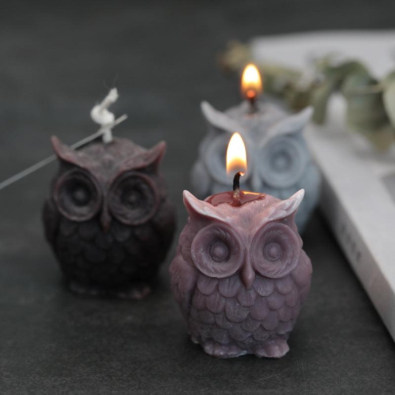 Cute Owl Candle Mould Three-dimensional Candles Moulds