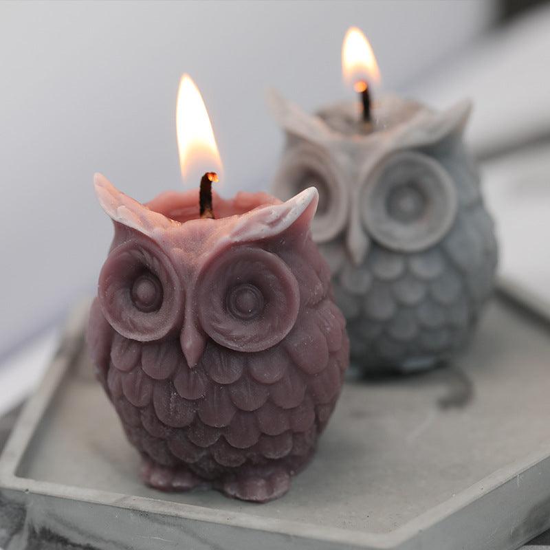 Cute Owl Candle Mould Three-dimensional Candles Moulds
