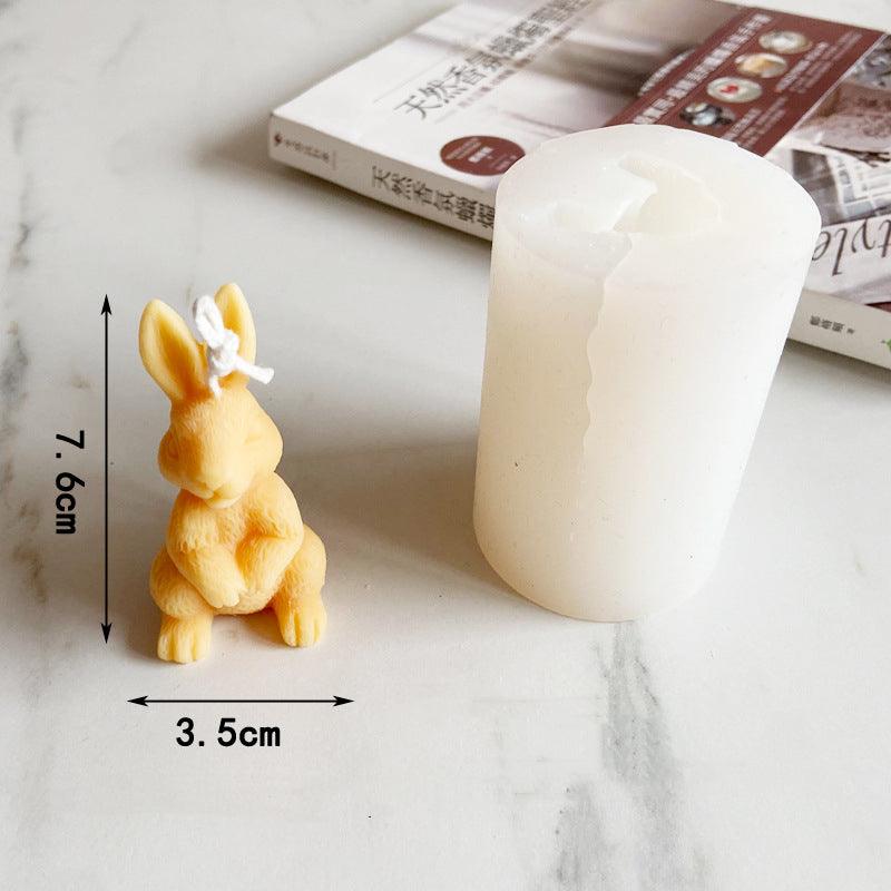 Cute Rabbit Home Decoration Scented Bunny Candle Mould Candles Moulds