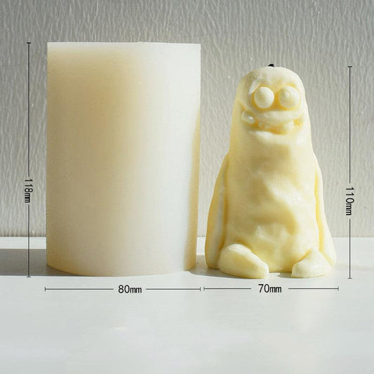 Cute and Quirky Monster Candle Mould for Fun and Unique Candles Candles Moulds