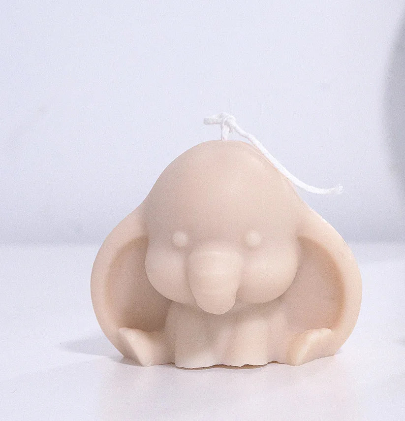 Cuter Alternative to Traditional Candles: Baby Elephant Silicone mould for DIY Lovers