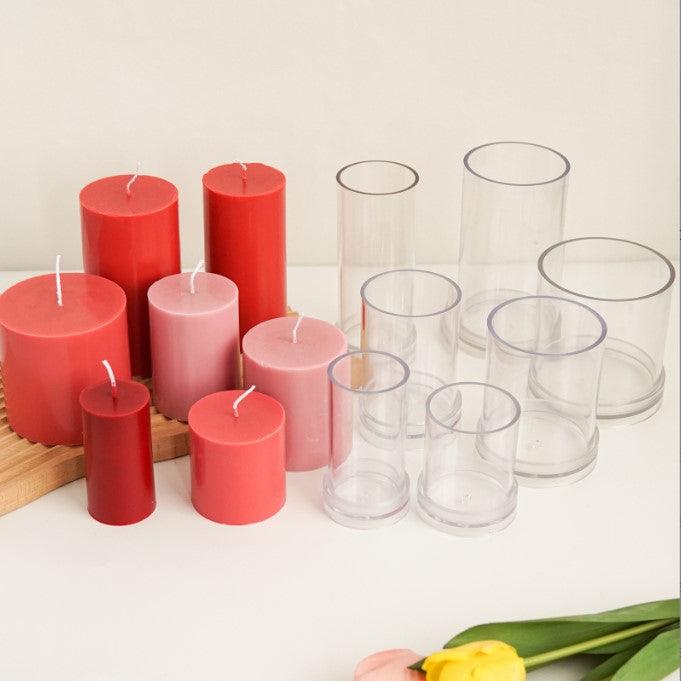 DIY Acrylic Cylindrical Candle Mould Candles Moulds