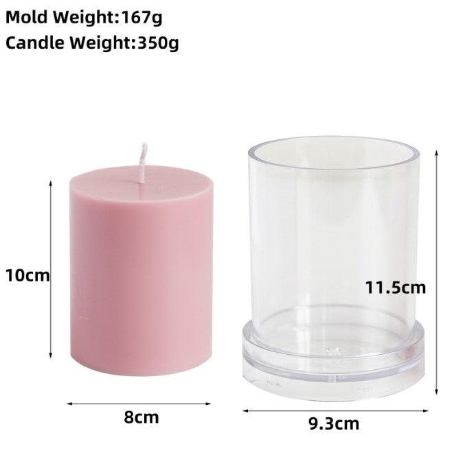 DIY Acrylic Cylindrical Candle Mould Candles Moulds