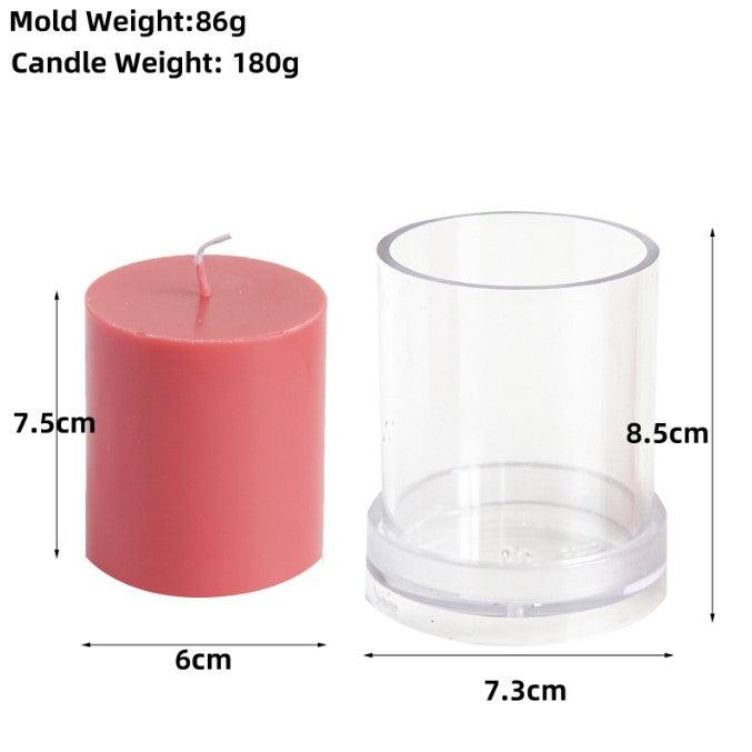 DIY Acrylic Cylindrical Candle Mould Candles Moulds