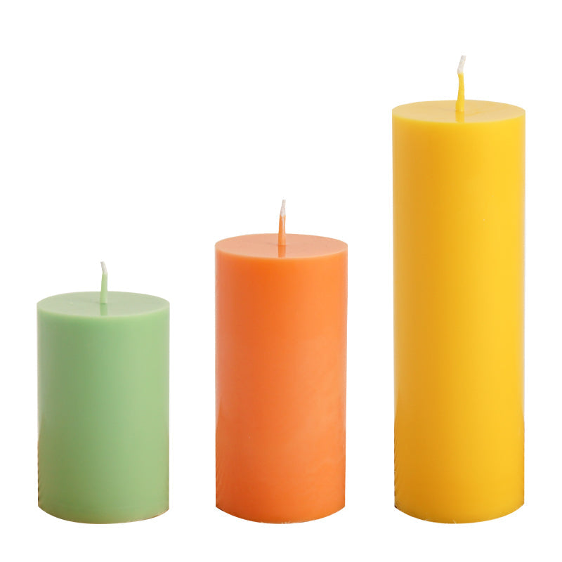 DIY Cylindrical Aromatherapy Candle Mould Acrylic PC Plastic Candles Moulds
