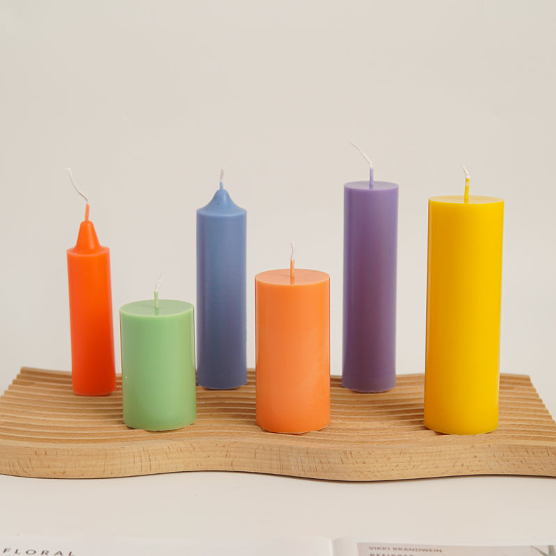 DIY Cylindrical Aromatherapy Candle Mould Acrylic PC Plastic Candles Moulds