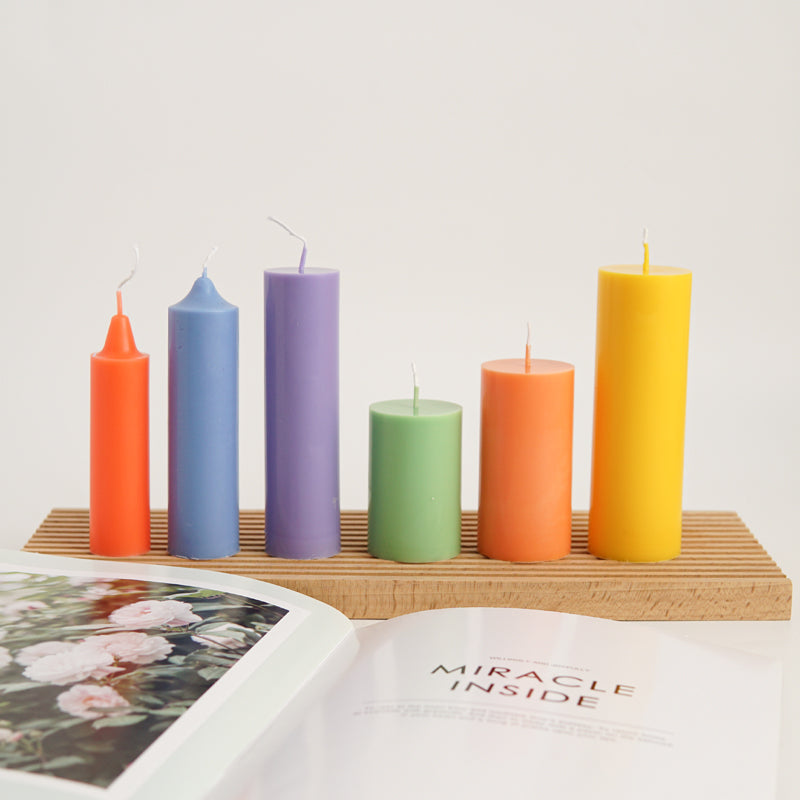 DIY Cylindrical Aromatherapy Candle Mould Acrylic PC Plastic Candles Moulds