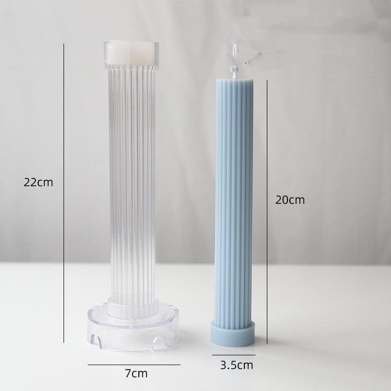 DIY Cylindrical Wax Scented Acrylic Candle Mould Candles Moulds