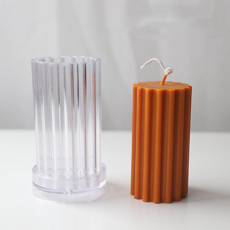 DIY Cylindrical Wax Scented Acrylic Candle Mould Candles Moulds