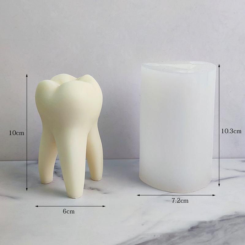 DIY Large Tooth Candle Silicone Mould Candles Moulds