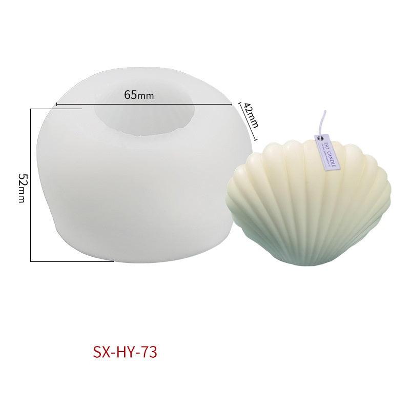DIY Ocean Series Shell Candle Silicone Mould Candles Moulds