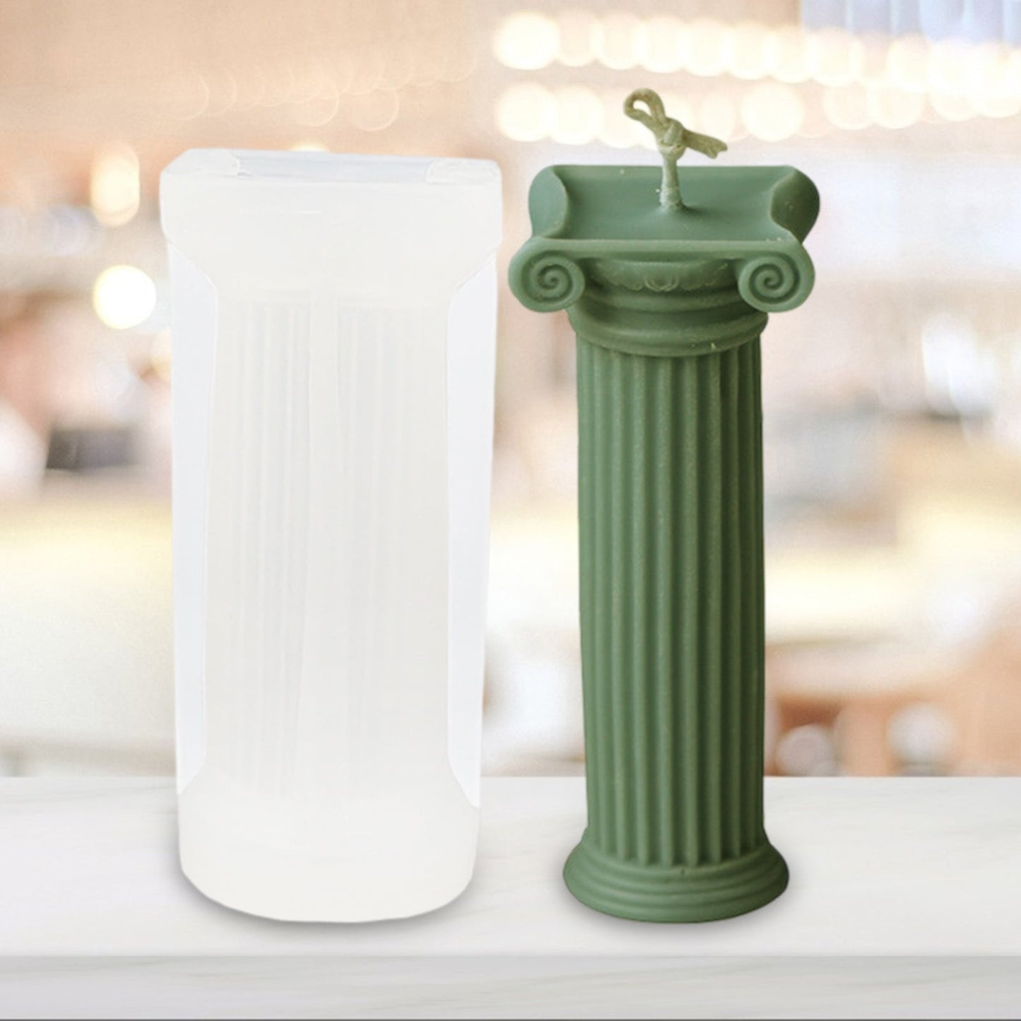 DIY Roman Column Silicone Candle Mould Candles Moulds