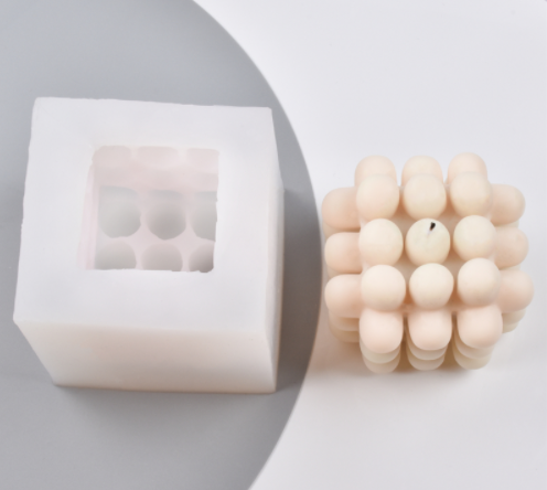 DIY Rubik's Cube Candle Mould - 15 Ball Rectangle & Square Enlarged Cube for Aromatherapy Candles Candles Moulds