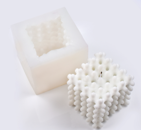 DIY Rubik's Cube Candle Mould - 15 Ball Rectangle & Square Enlarged Cube for Aromatherapy Candles Candles Moulds