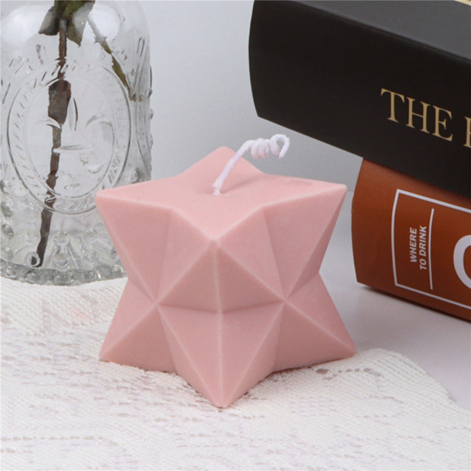 Diamond Stars Cube Silicone Candle Mould Candles Moulds