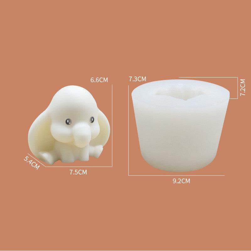 Diy Baby Elephant Candle Silicone Mould Candles Moulds