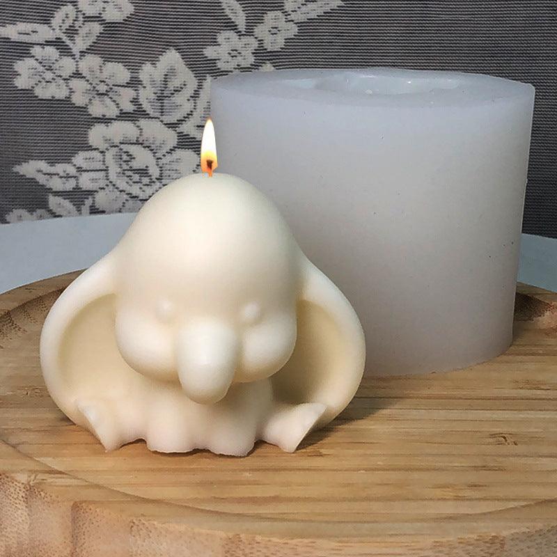 Diy Baby Elephant Candle Silicone Mould Candles Moulds